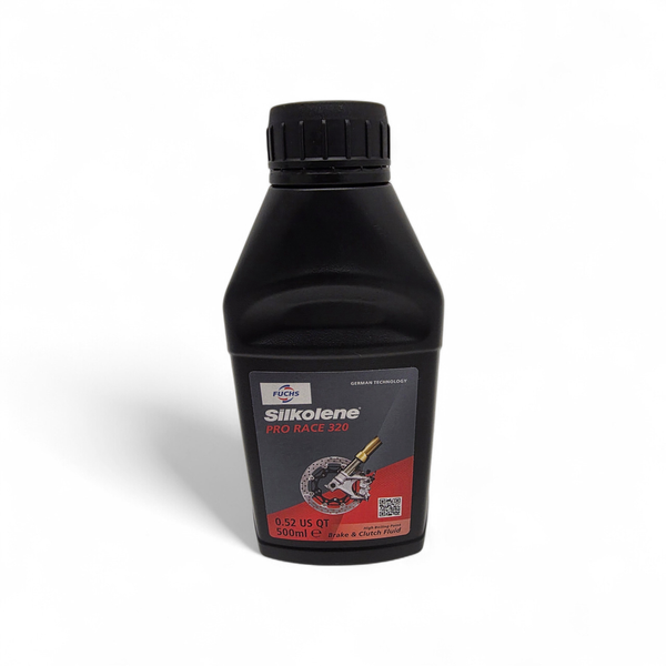 Silkolene Pro Race 320 jarruneste 500ml &ndash; DOT 4 kilpa-ajoon ja vaativaan k&auml;ytt&ouml;&ouml;n